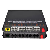 8 channels POTS Telephones and Ethernet over Fiber optic Media Converters,High quality PCM voice landlines phones fiber Extenders